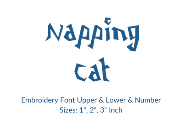 A Cozy, Cute Font for Your Holiday Embroidery Projects