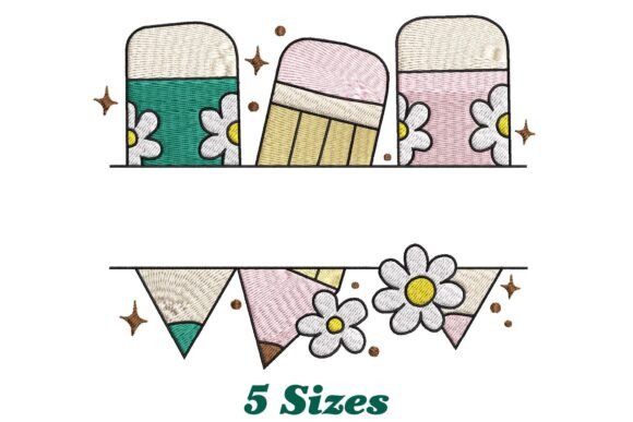 A Designer's Review of Pencils with Flowers Embroidery