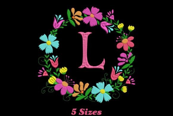A Designer's Review: The Flower Alphabet Letter L for Seasonal Projects