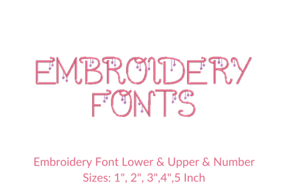 A Heartfelt Embroidery Font for Personalized Gifts
