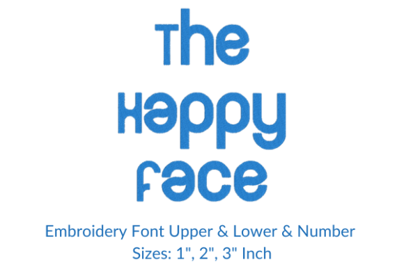 A Seasonal Designer's Take on The Happy Face Smile Font