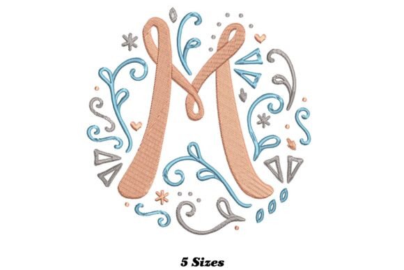 Embroidery Design Review: Alphabet Letter M for Seasonal Product Planning