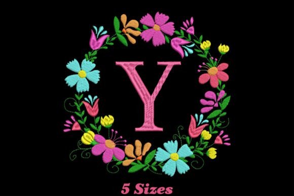 Flower Alphabet Letter Y: A Versatile Design for Seasonal Style
