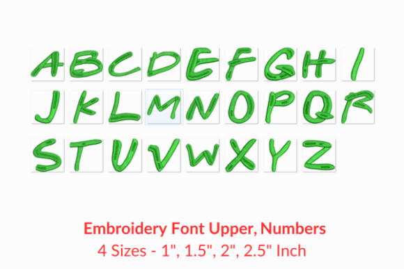 Friends Fonts Embroidery Design Review for Business Merch