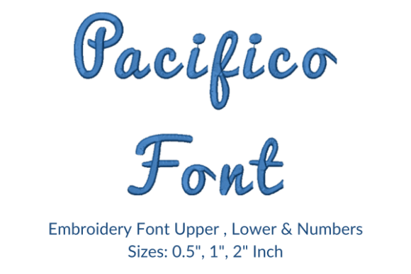 Pacifico Font Embroidery: A Designer's Review for Boutique Apparel