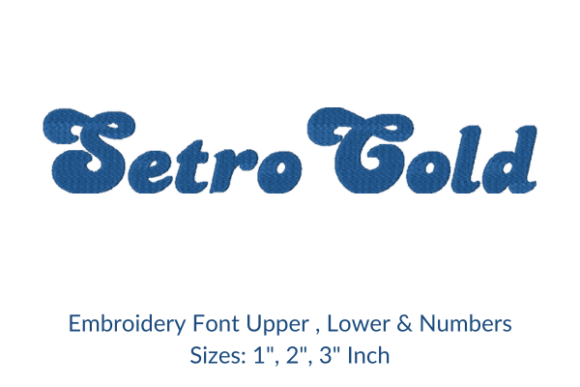 Retro Bold Font: A Designer's Apparel Embroidery Review