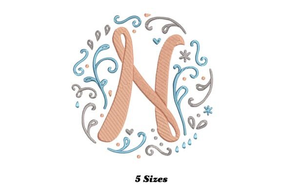 Reviewing the Alphabet Letter N for Boutique Sweatshirt Embroidery