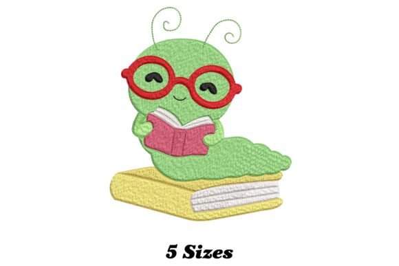 Unlocking Seasonal Potential with Funny Book Worm Embroidery